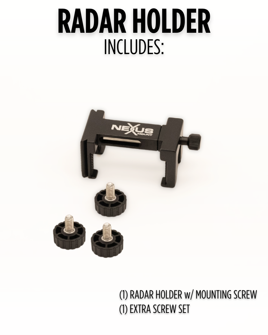 Radar Holder | Baseball Radar Mount for Nexus OG and Solo Mounts ...